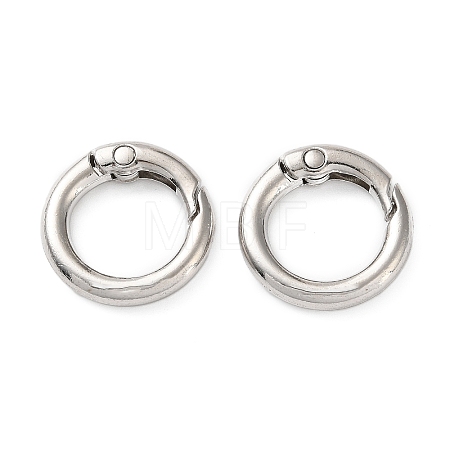 Zinc Alloy Spring Gate Rings FIND-K026-06P-1