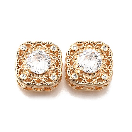 Brass Glass Beads KK-M318-38G-02-1