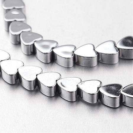 Electroplate Non-magnetic Synthetic Hematite Bead Strands G-F300-23A-01-1