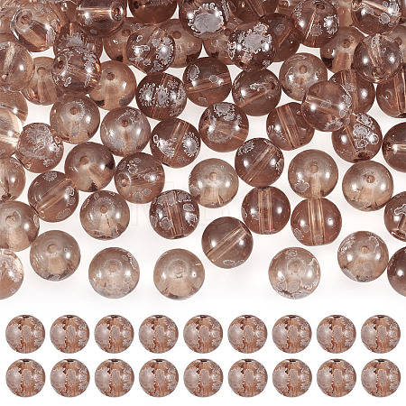80Pcs Handmade Transparent Lampwork Beads FIND-TAD0001-04F-1