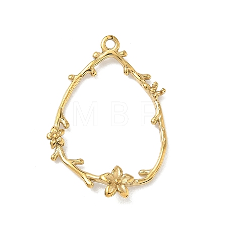 304 Stainless Steel Pendants STAS-G373-02G-01-1