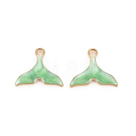 Alloy Enamel Pendants ENAM-S121-060F-1