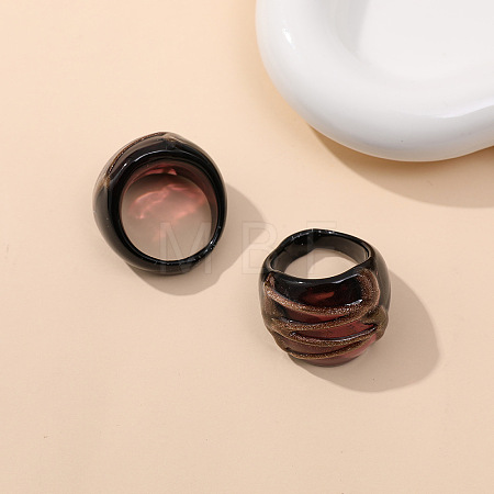 Glass Finger Rings for Women FS-WG2BA6A-01-1