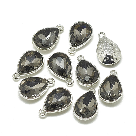 Alloy Glass Pendants PALLOY-T028-10x14mm-03-1