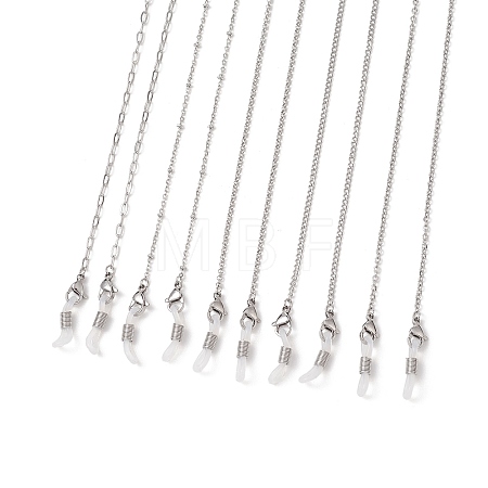 304 Stainless Steel  Eyeglasses Chains AJEW-EH00407-1