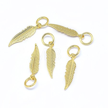 Brass Pendants X-KK-F764-02G-1