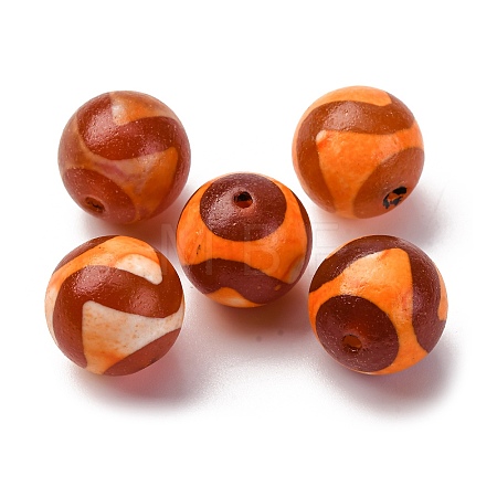 Tibetan Style dZi Beads TDZI-NH0001-D04-01B-1