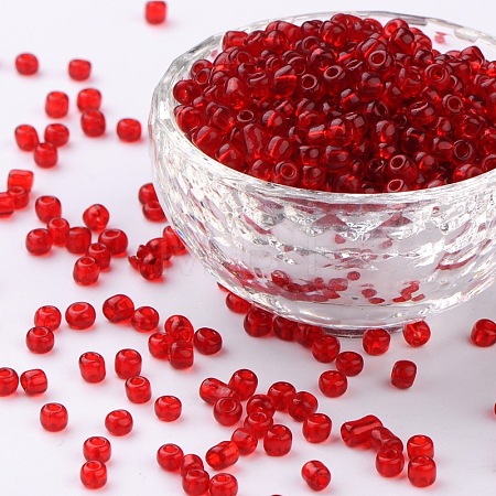 (Repacking Service Available) Glass Seed Beads SEED-C013-4mm-5B-1