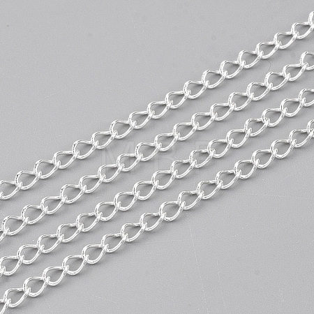 304 Stainless Steel Curb Chains CHS-T002-07-1