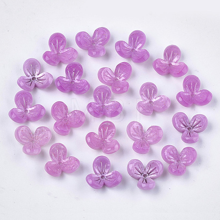 Cellulose Acetate(Resin) Bead Caps KK-S161-04D-1
