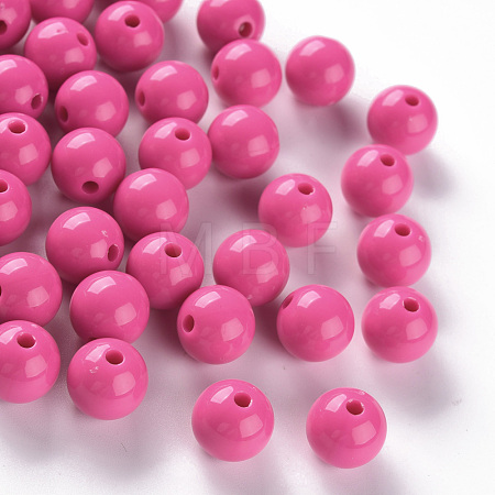 Opaque Acrylic Beads MACR-S370-C12mm-A13-1