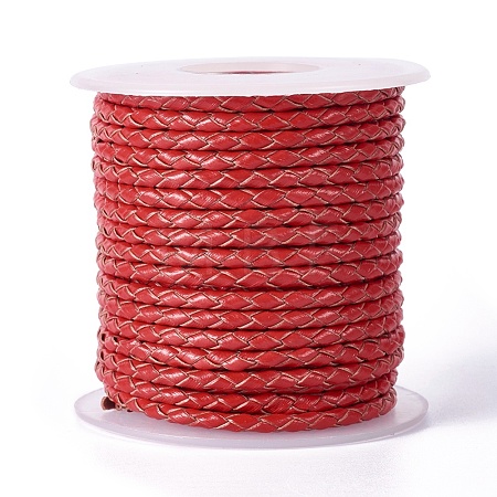 Braided Cowhide Cord WL-I005-A03-1