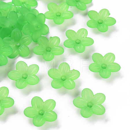 Frosted Acrylic Bead Caps MACR-S371-08A-734-1