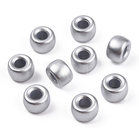 Spray Painted Plastic Beads KY-T025-01-G03-1