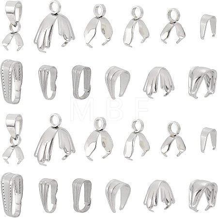 120Pcs Bail Kit for DIY Pendant Making STAS-UN0031-22-1