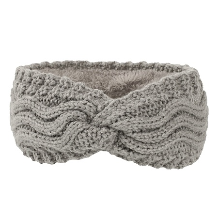 Polyacrylonitrile Fiber Yarn Warmer Headbands with Velvet COHT-PW0001-24G-1