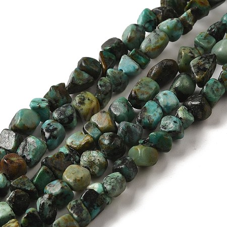Natural African Turquoise(Jasper) Beads Strands G-D081-A05-1