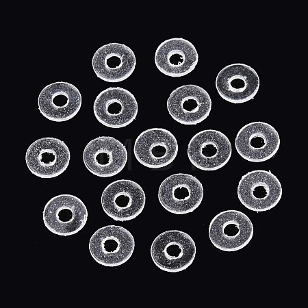 200Pcs Transparent PVC Insulating Gaskets PVC-T006-3mm-01-1