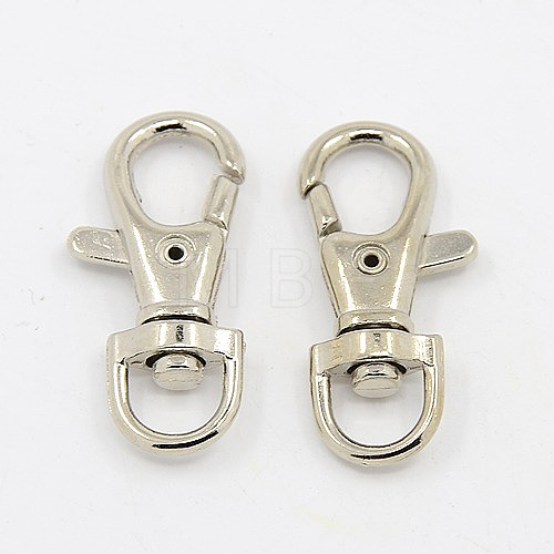 Alloy Swivel Lobster Claw Clasps E547Y-1