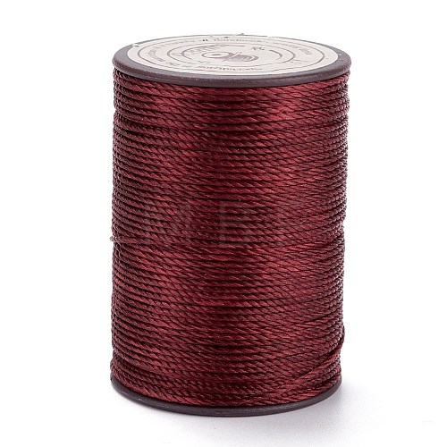 Round Waxed Polyester Thread String YC-D004-02E-131-1