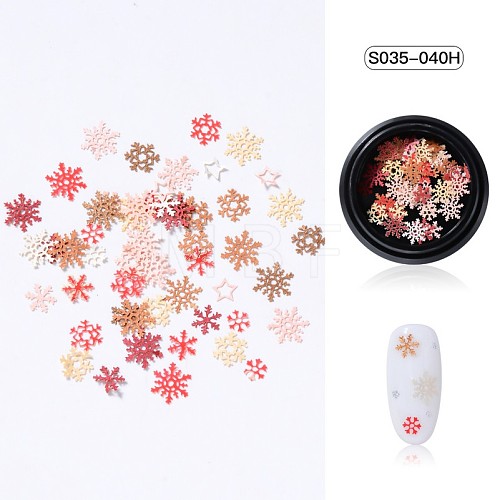 Christmas Theme Paper Nail Decals Art Patch MRMJ-S035-040H-1