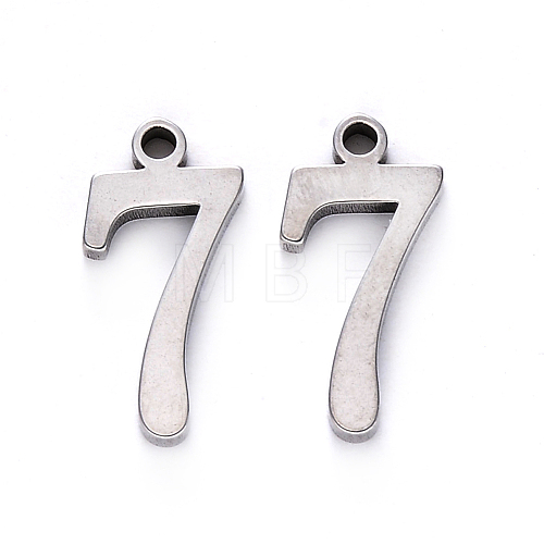 Tarnish Resistant 201 Stainless Steel Charms STAS-R108-07-1