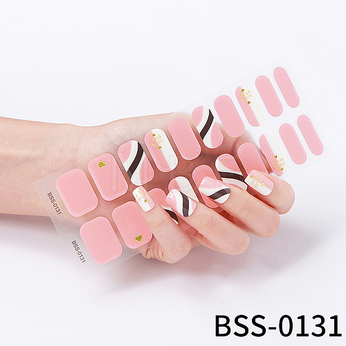 Nail Art Full Cover Nail Stickers MRMJ-YWC0001-BSS-0131-1