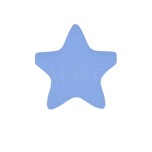 Star Silicone Beads PW-WG37751-22-1