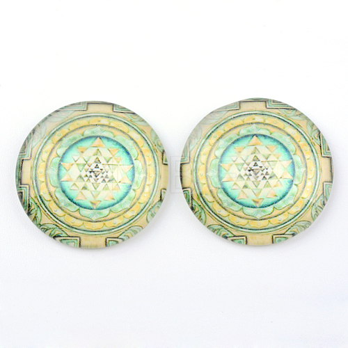 Glass Cabochons X-GGLA-L015-12mm-32-1