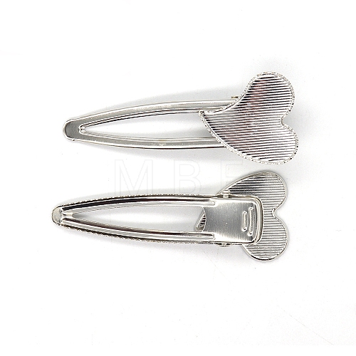 Iron Alligator Hair Clips Findings PW-WG652D4-01-1