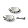 304 Stainless Steel Box Clasps STAS-Z066-05P-03-1