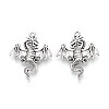 Tibetan Style Alloy Pendants TIBEP-T054-08AS-2