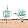 Teachers' Day Natural Amazonite Pendants G-A315-08P-3