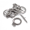 Tibetan Style Alloy Toggle Clasps TIBE-A5836-TAS-NR-2