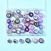 40Pcs 20 Styles DIY Rondelle European Beads Findings Kit DIY-FS0009-85-7