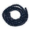 Opaque Solid Color Glass Beads Strands LS-EGLA-A034-P1mm-D16-2