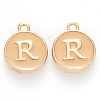 Golden Plated Alloy Enamel Charms LS-ENAM-S118-06R-1