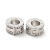 Rack Plating Alloy Rhinestone European Beads PALLOY-P289-36P-2