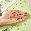 2 Sets Alloy Rhinestone Charms ENAM-TA0008-99LG-7