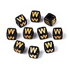 Opaque Acrylic Beads SACR-T035-20W-1
