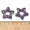 Star Shape Polymer Clay Rhinestone Beads CLAY-NH0001-06N-3