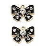 Alloy Rhinestone Pendants FIND-I043-06G-1