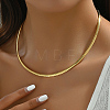 Stainless Steel Collar Necklace QV1917-4-2