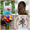 10Yards Polyester Flower Ribbon OCOR-TA0003-63B-8