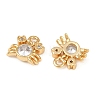Ocean Theme Brass Micro Pave Cubic Zirconia Charms KK-F902-08E-G-2
