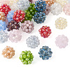  36Pcs 12 Colors Handmade Glass Woven Beads WOVE-TA0001-08-11