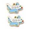 304 Stainless Steel Enamel Pendants SA-CBA7876-10G-1