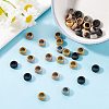 40Pcs 4 Colors 304 Stainless Steel Big Hole Beads STAS-SZ0001-86-2