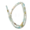 Natural Flower Amazonite Beads Strands G-B091-A08-01-3