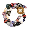 Mixed Style Handmade Porcelain Beads Strands PORC-P038-02M-2